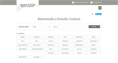 Desktop Screenshot of estudiocarloneprop.com.ar